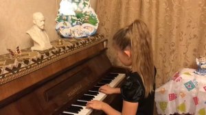 Soft Mozart Winter 2018-2019 recital. Ulyana, 8 yo, Russia. Чайковский. Марш из балета "Щелкунчик"