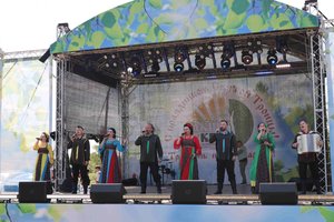 Театр песни "РОСИЧИ"  РМ, Зубово-Полянский район, село Вадовские Селищи Праздник АКША КЕЛУ