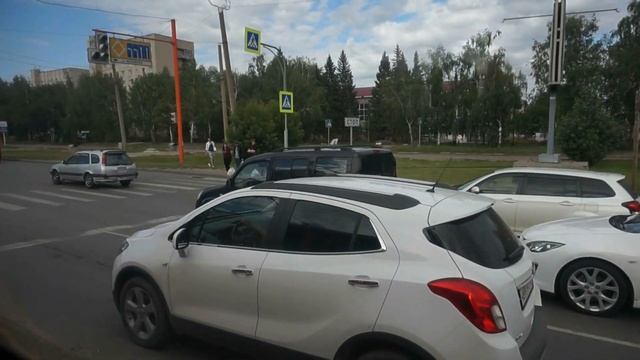 Трамвай Tatra T3SU-3048. Покатушки по Барнаулу. смотреть онлайн