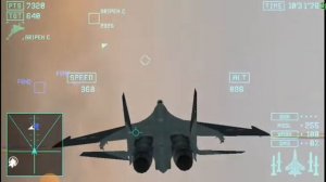 ace combat x gameplay: su-27 flanker cipher mod