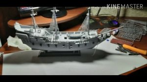 Сборка корабля Джека воробья черная жемчужина от компании звезда