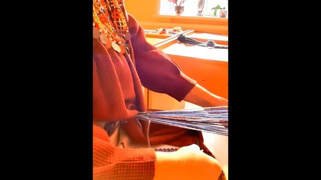 Мастер   класс "Плетение пояса на бердо" (преподаватель Сараева С.Ф.)