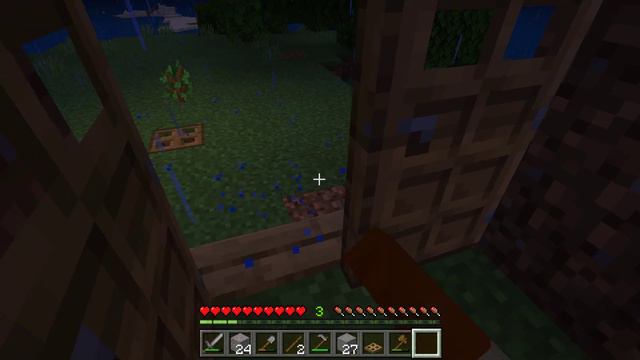 Minecraft. Обновляю дом. Допускаю ошибку звука )