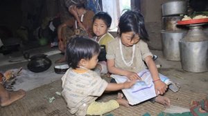 Green curry recipe of cocoyam || Myvillage official videos EP 126 || Village activities ||