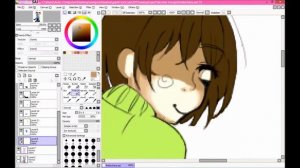 -chara and frisk of undertale- [ SPEED PAINT ]