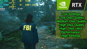 Alan Wake 2 | RTX 3050 8gb | i5 11400f | All Settings