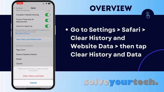 How to Clear Cookies on iPhone 13 (4 Steps) смотреть онлайн
