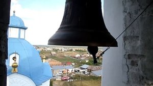 Восстановленный старинный храм в селе Булзи