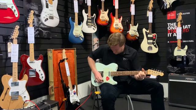 Fender Classic Player Baja Telecaster Demonstration By James At Our Store In Bolton смотреть онлайн