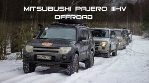 18 MITSUBISHI PAJERO III-IV в лесу. Что лучше едет, бензин или дизель?