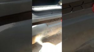 Чернение бампера на Дастер