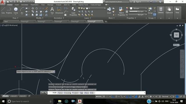 Cad cam institute | Autocad 2d drawing Exercise 23 | Autocad смотреть онлайн