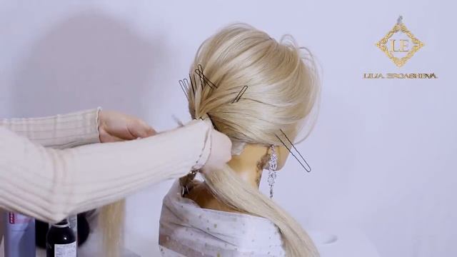 Свадебная прическа.Красивые прически пошагово.Роза смотреть онлайн