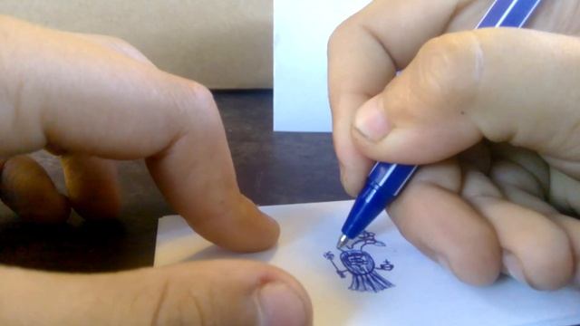 Как нарисовать герб России. смотреть онлайн