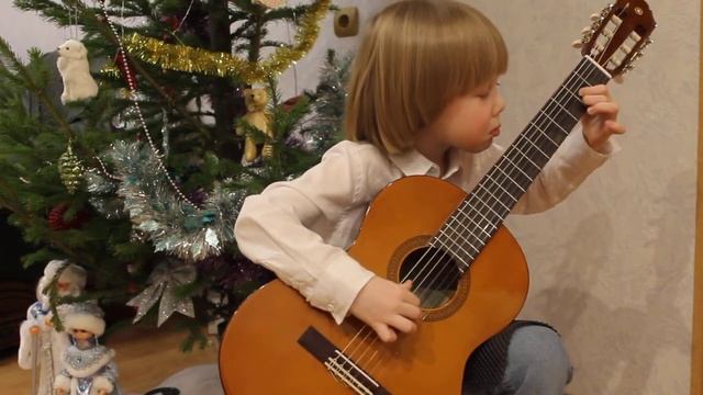 Яков Волченко 6 лет Matteo Carcassi - Andantino a-moll смотреть онлайн