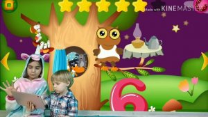 Маша и Миша считают. Учимся считать до 10. Обучающие игры.