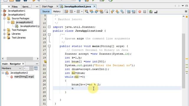 Convert Decimal to Binary in Java смотреть онлайн