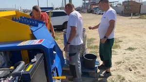 Растворонасос. Поршневой. Обучение работы на дизельной модели.