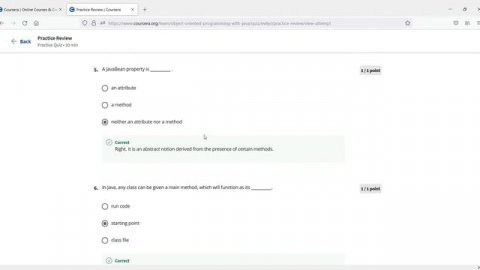 Coursera: Introduction to Object-Oriented Programming with Java by LEARNQUEST | Week 1 Answers