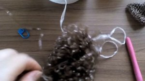 Способ 2 - вязание деталек к игрушке - мочалке "Бычок.