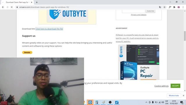 Como descargar Paint Clasico - 2021 - Mi Paint se daño/ no abre - Solucion - W10/W7 смотреть онлайн