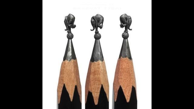 скульптуры из стержня карандаша. sculptures out of pencil смотреть онлайн