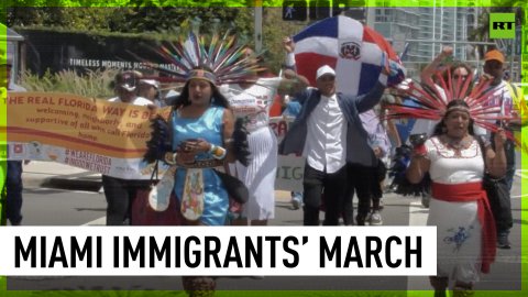 Miami protests against DeSantis' controversial immigration law