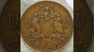 5 центов 1973 года. Барбадос