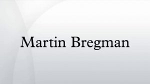 Martin Bregman