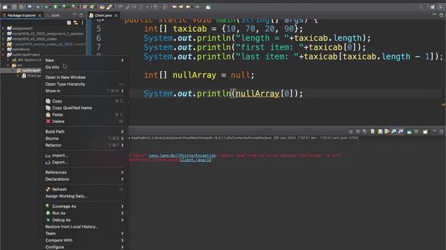 Handling null arrays in Java functions