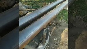 Сварка теплосети. Моя работа.