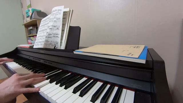 Rachmaninoff prelude op.23 no.2 - Roland RP401 by Sony HDR -MV1 смотреть онлайн