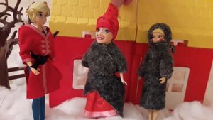 Маринетт, Хлоя и Адриан в сказке Морозко