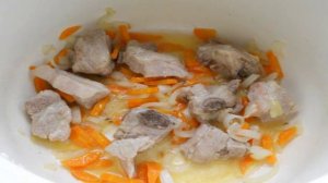 Суп со свининой и лапшой в мультиварке