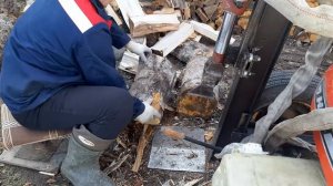 самодельный дровокол гидравлический