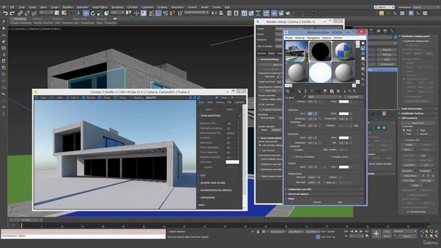 Exterior visualization 6 - Materials