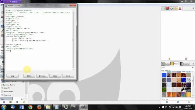 Gimp Scripting: Python Fu, Functions