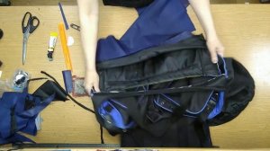 видео-урок как зашить спортивную сумку