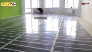 Heat Plus монтаж под линолеум с заземлением