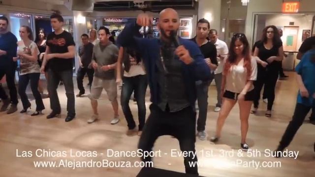 Ataca & Alemana Bachata Class - Las Chicas Locas смотреть онлайн