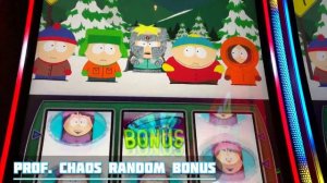 NEW South Park Slot Machine - Tons of Bonuses: Cartman, Kenny, Professor Chaos and MORE!