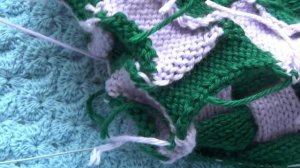 Вязаная жилетка на мальчика в технике энтерлак. Часть 2 // мастер-класс toyfabric