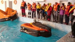 Спасательный плот - активация