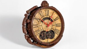 Automaton Underwater Moving gears Nautical wall clock