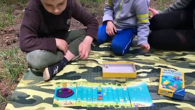 Быстрее, маленькие рыбки / Tempo, kleine Fische - детская настольная игра смотреть онлайн