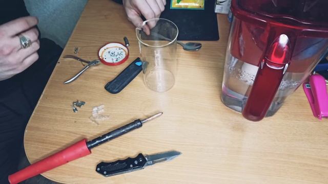 Пайка с Лимонной кислотой и оловом