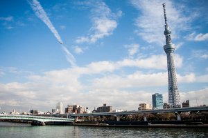 Посетил смотровую площадку SkyTree в Японии