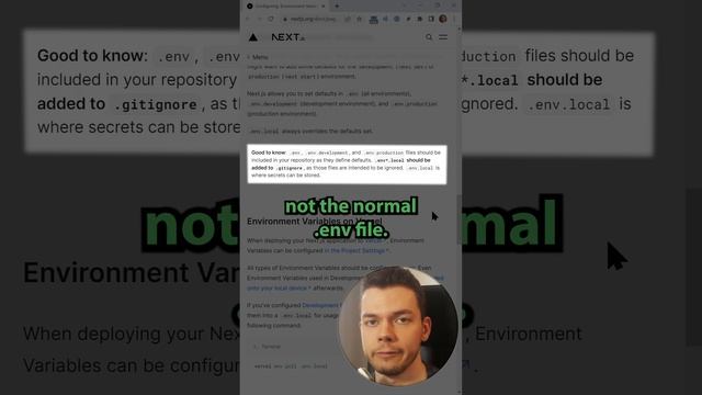 .Env vs .Env.Local in Next.js ⚠️