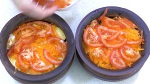 Свиные рёбрышки с картошкой в горшочках - Готовим вместе с Аней