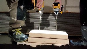 DeWalt DCF 850 VS DCF 887 ,6x300mm bieg 3